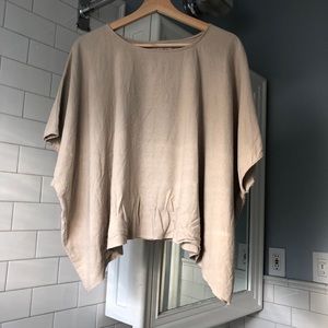 Handmade linen slow fashion top